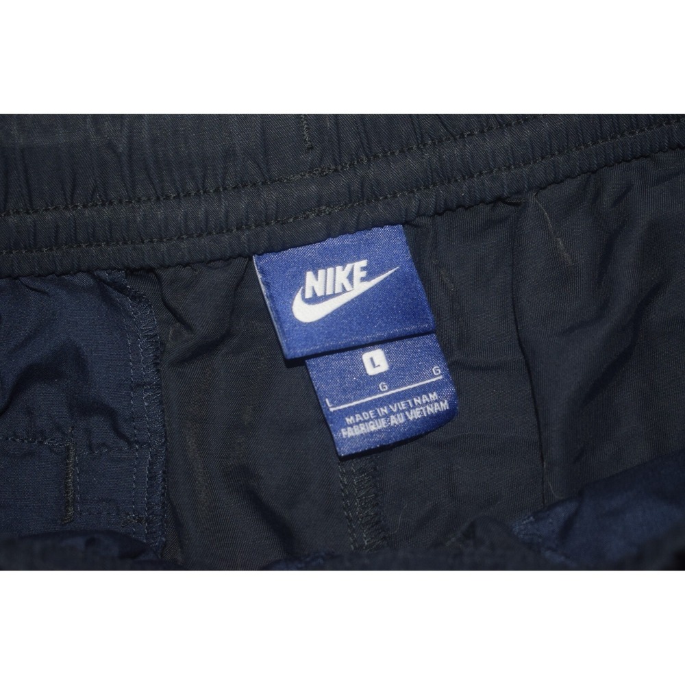 Nike Gym Jogger Gym Shorts Dark Blue With Pockets Cotton Nylon Mens Large 10" - Picture 5 of 8